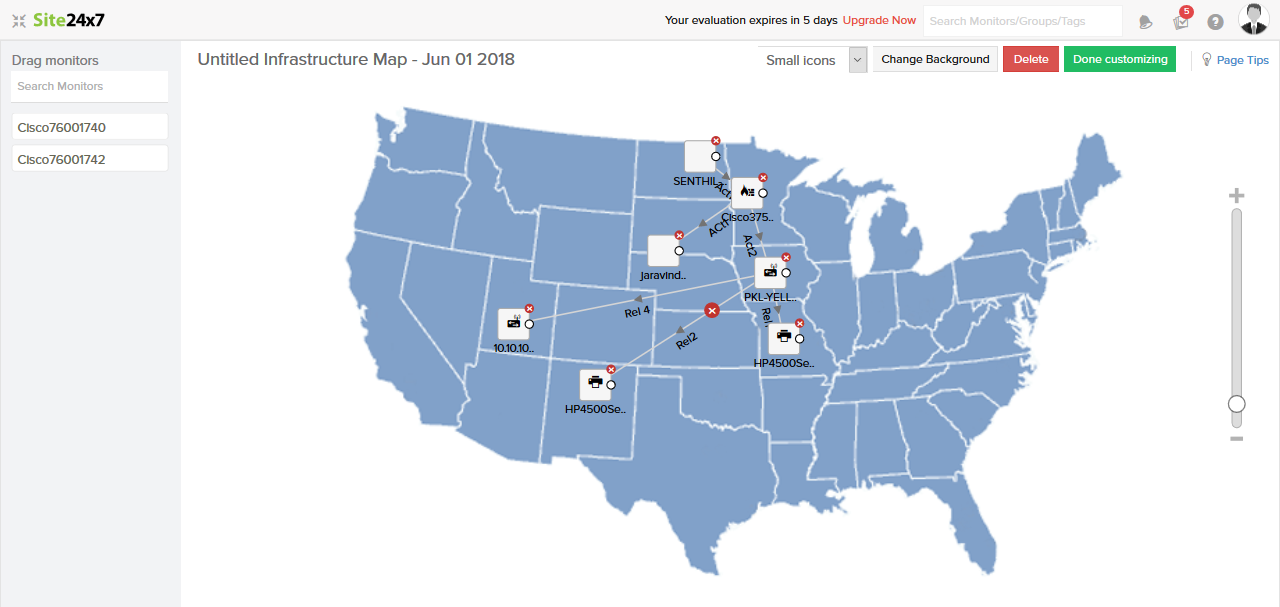 Create topology maps